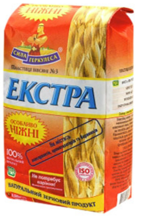 Пластівці вівсяні Сила геркулеса Екстра №3, 500г